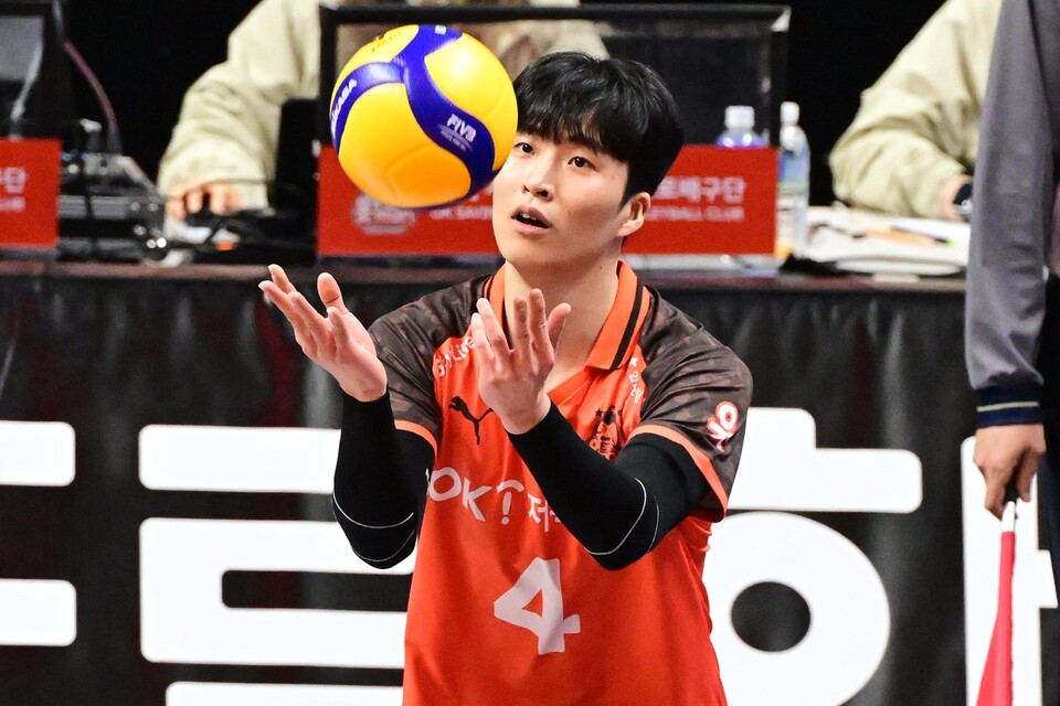 프로배구 V리그 남자부 OK저축은행의 김웅비. /KOVO 제공