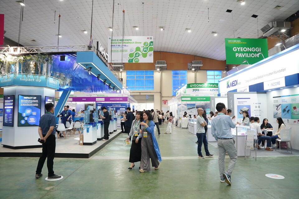 2025 K Med Expo 전시장 내부 전경. /한국의료기기산업협회 제공
