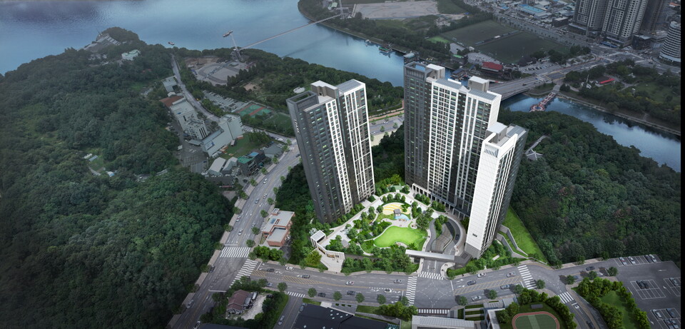 춘천 레이크시티 2차 아이파크 조감도./HDC현산