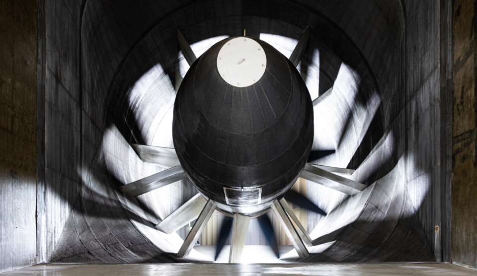 남양연구소 공력시험동의 메인 팬(송풍기) 모습./현대차그룹