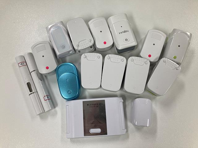 시중에 판매 중인 손발톱무좀치료기 제품. /서울시 제공