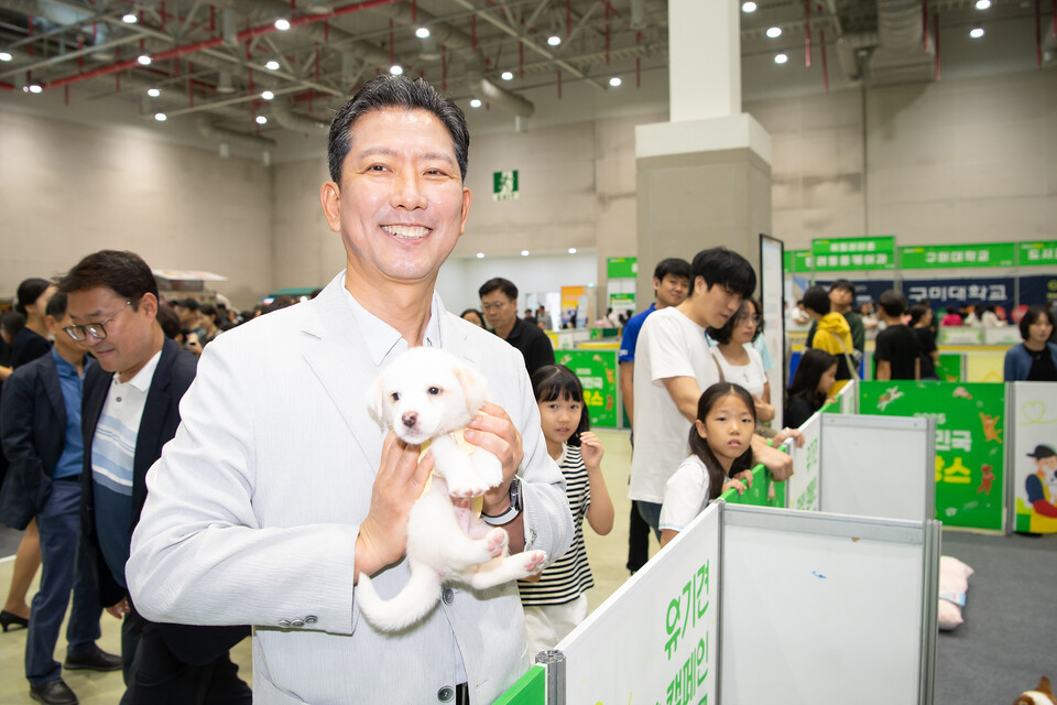 멍냥이랑 여름휴가 왔어요! 구미 펫캉스에 반한 2만 반려인. 사진=구미시 제공