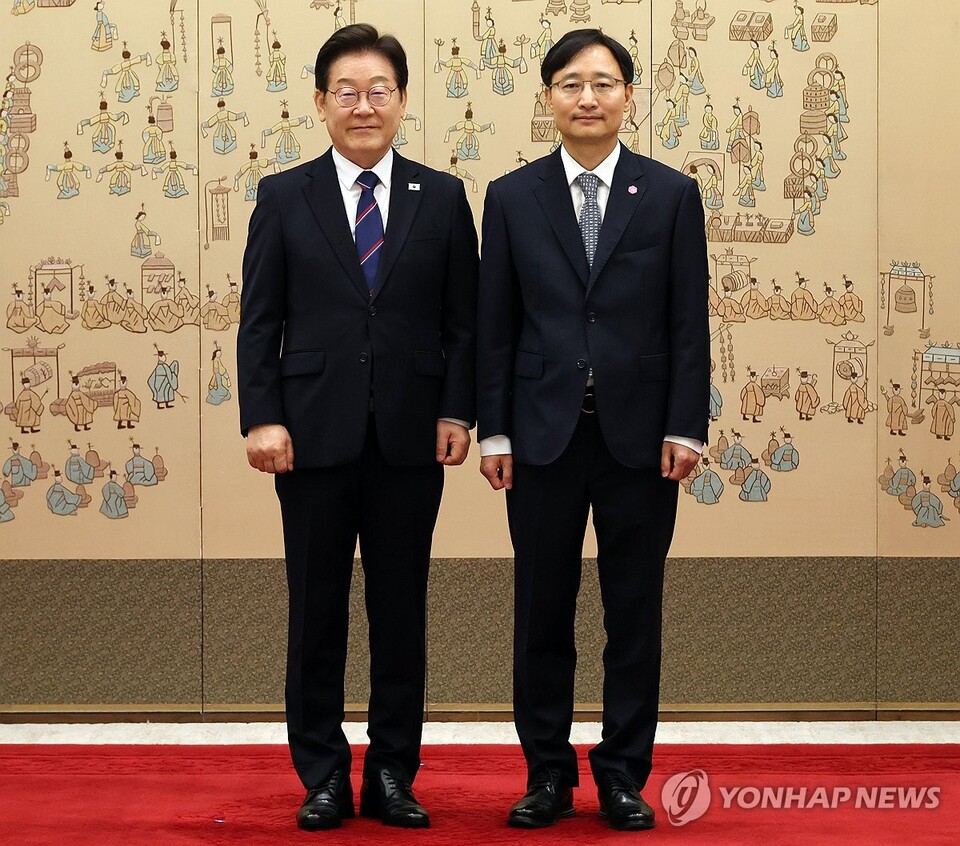 이재명 대통령과 임광현 국세청장. /연합뉴스