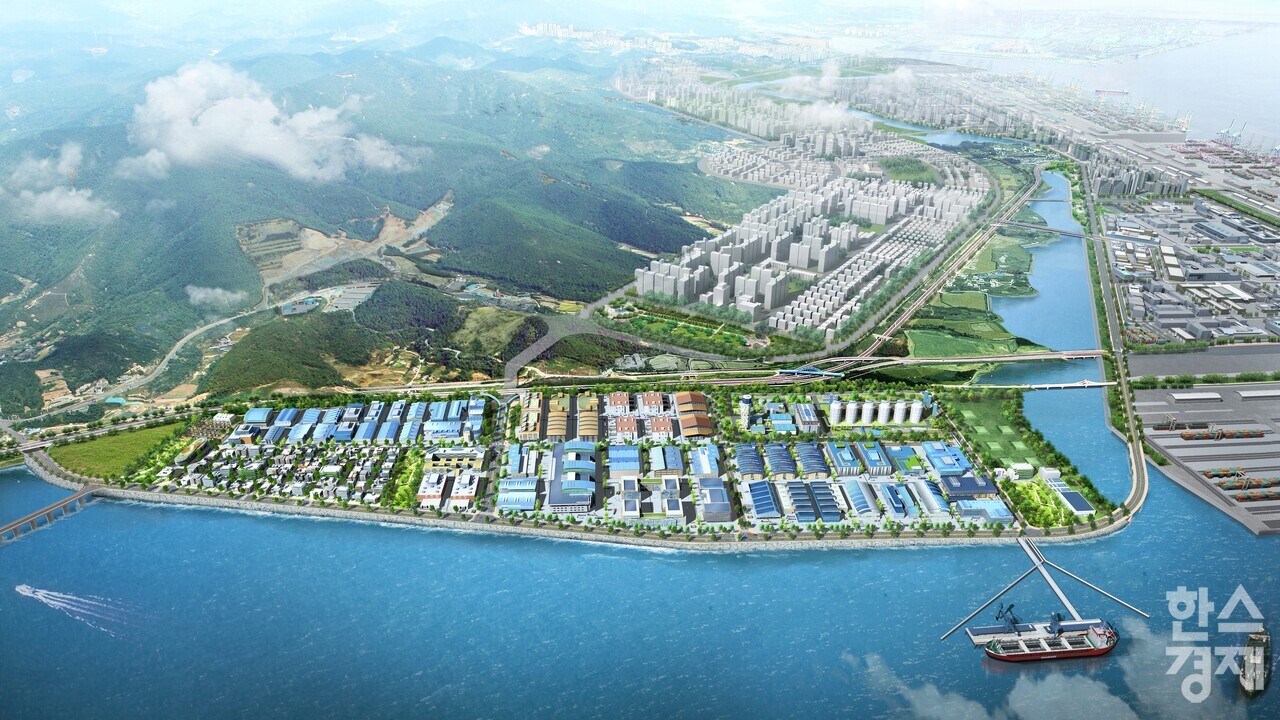 ▲광양 황금일반산업단지 조감도