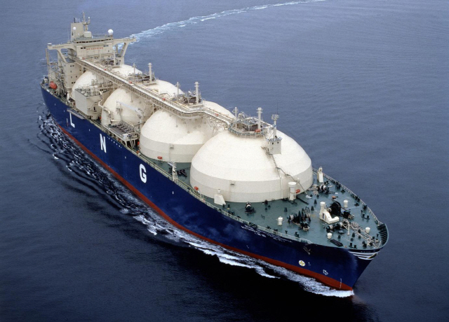 HD현대중공업이 건조한 LNG 운반선/HD현대중공업 제공