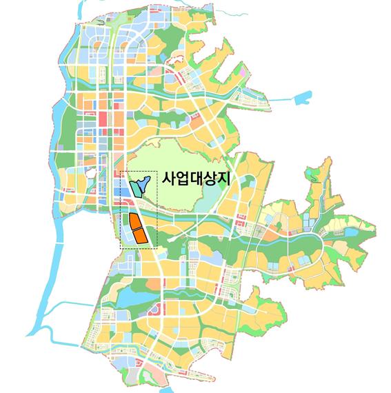 이번 재공모는 의료시설용지(A-18블록)와 인접한 상업시설용지를 묶은 ‘패키지형 복합개발’ 방식이다./ 화성특례시 제공 