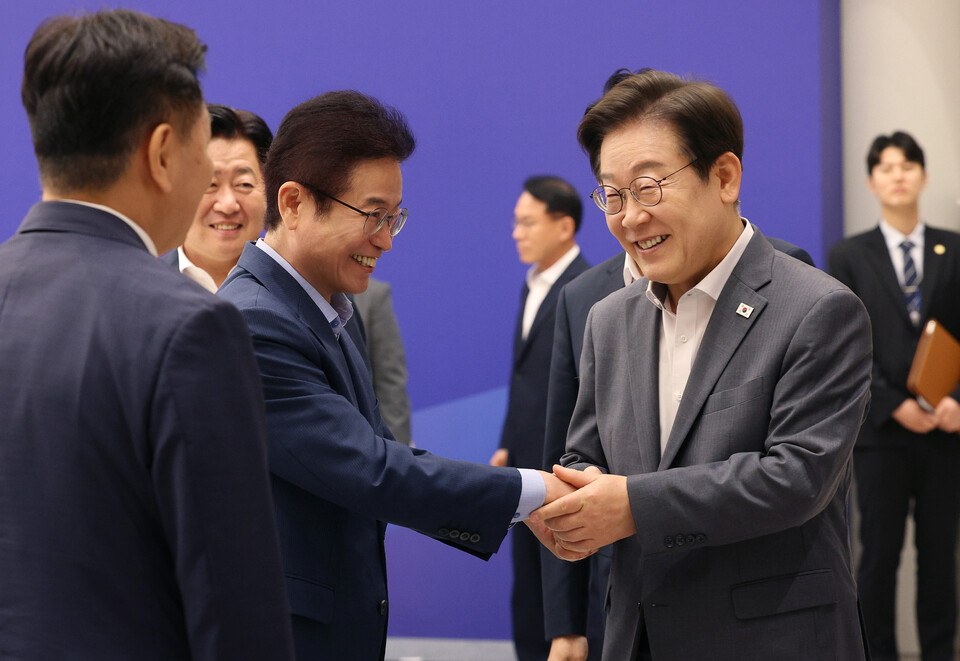 시도지사 간담회에 참석한 이재명 대통령 .  사진=경북도 제공