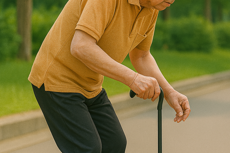 파킨슨병으로 거동이 불편한 노인./AI 활용 생성 이미지