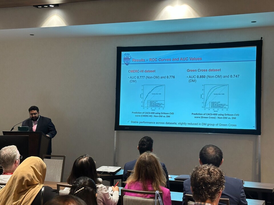 메디웨일이 미국예방심장학회 심혈관질환예방 학술대회서 닥터눈의 연구초록 3편을 공개했다./메디웨일 제공