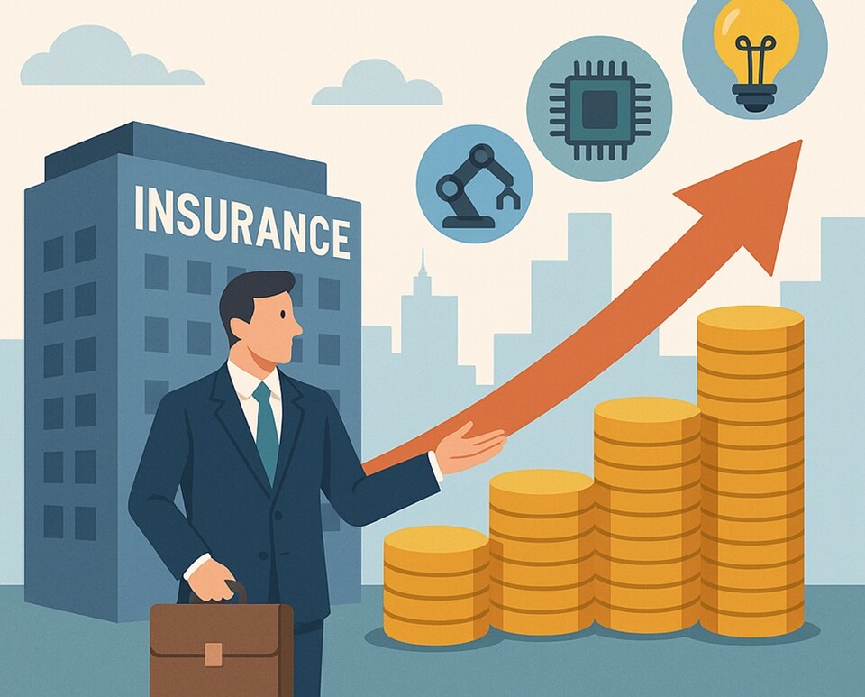  보험사들이 첨단산업 투자라는 새로운 과제 앞에 섰다. 금융당국이 자본 규제 완화를 통해 보험사의 '생산적 금융' 역할을 유도하고 나서면서, 그간 안정 위주의 운용에 머물렀던 보험업계가 전략 전환에 나설지 주목된다. 사진/쳇 gpt