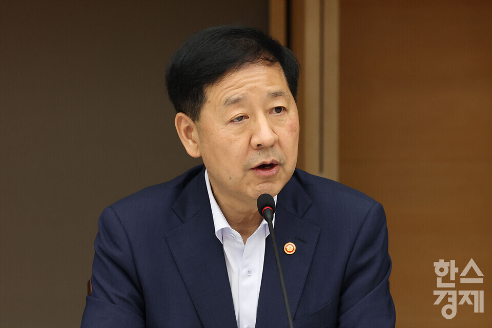 5일 오후 서울 중구 대한상공회의소에서 성장전략TF 1차 회의가 열리고 있다. 구윤철 경제부총리가 모두발언하고 있다. /최대성 기자 dpdaesung@sporbiz.co.kr 2025.08.05.(사진공동취재)