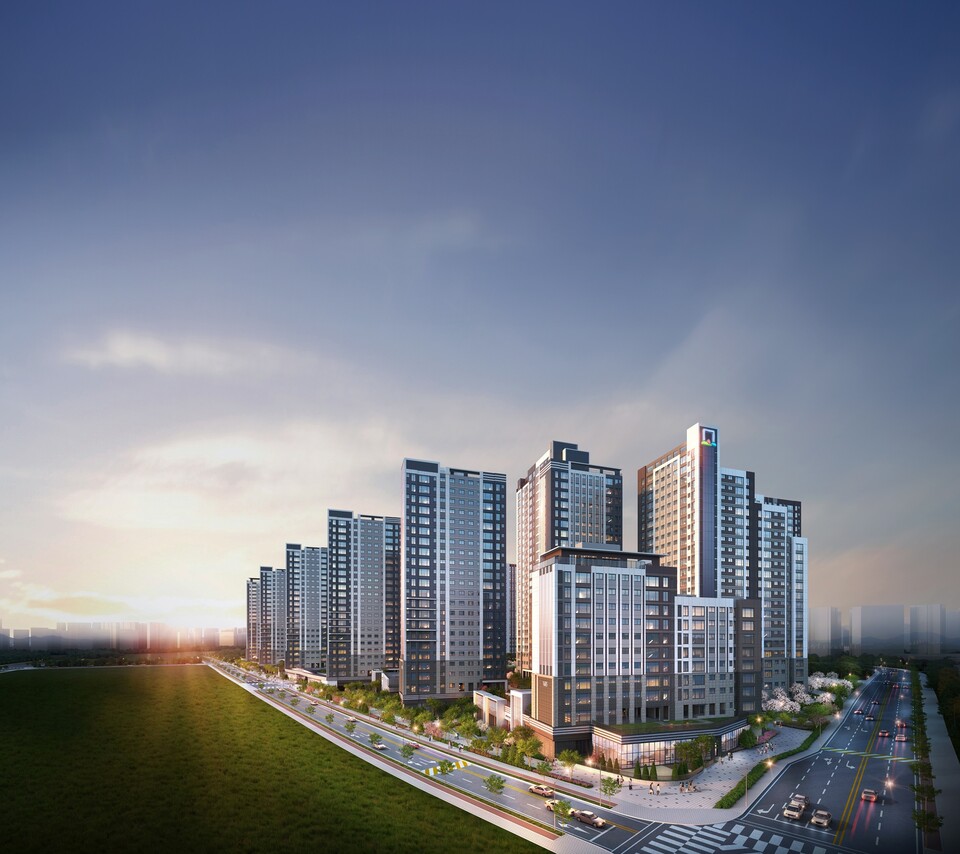 검단 센트레빌 에듀시티 투시도./동부건설