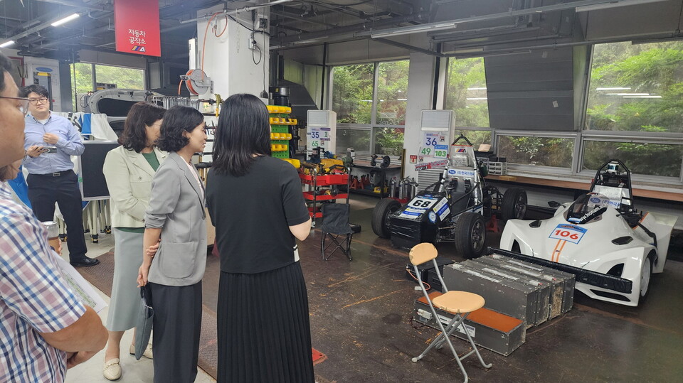 광주시 라이즈 현장방문. /사진=광주광역시