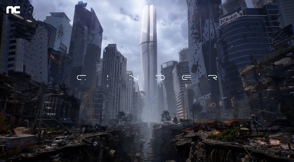 18일 정식 명칭 '신더시티'를 공개한 LLL./엔씨소프트