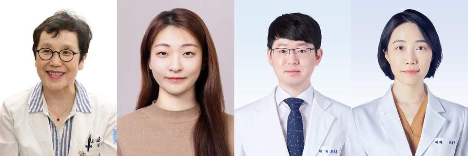 (왼쪽부터) 분당서울대병원 소화기내과 김나영 교수, 김예진 전문의, 최용훈 교수, 내분비대사내과 공성혜 교수./분당서울대병원 제공