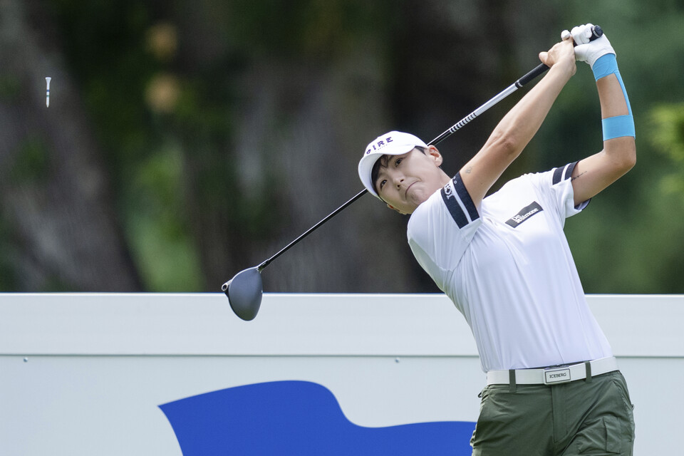  미국여자프로골프(LPGA) 투어 스탠더드 포틀랜드 클래식에서 공동 7위에 오른 박성현. /연합뉴스