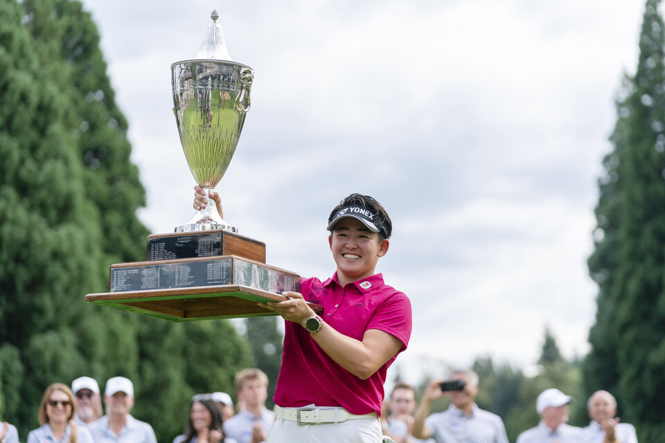미국여자프로골프(LPGA) 투어 스탠더드 포틀랜드 클래식에서 우승한 이와이 아키에(일본). /연합뉴스