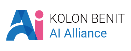 코오롱베니트 AI 얼라이언스 공식 로고.