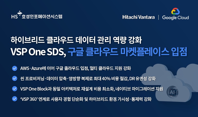 HS효성인포메이션시스템 ‘VSP One SDS’