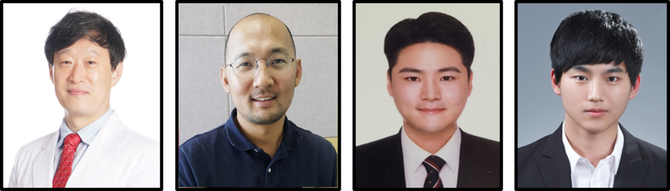 (좌측부터)고려대 구로병원 심장혈관흉부외과 김현구 교수, KAIST 바이오 및 뇌공학과 박지호 교수, 고려대학교 구로병원 김창근 박사과정, KAIST 장민철 박사과정)./고려대학교 구로병원 제공