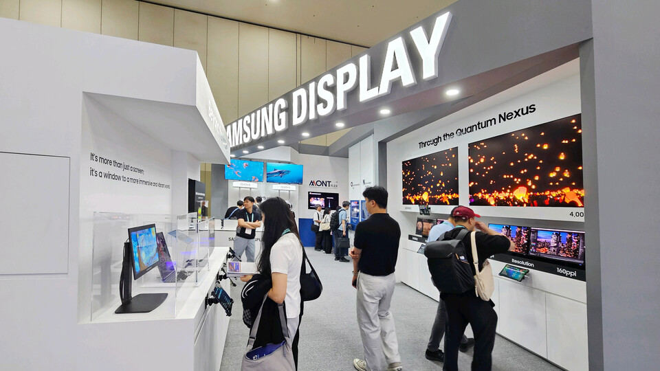 'IMID 2025' 삼성디스플레이 부스 전경./삼성디스플레이