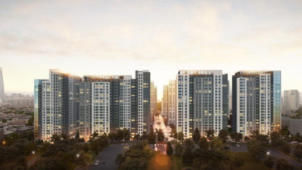 가락쌍용1차 리모델링 투시도./쌍용건설