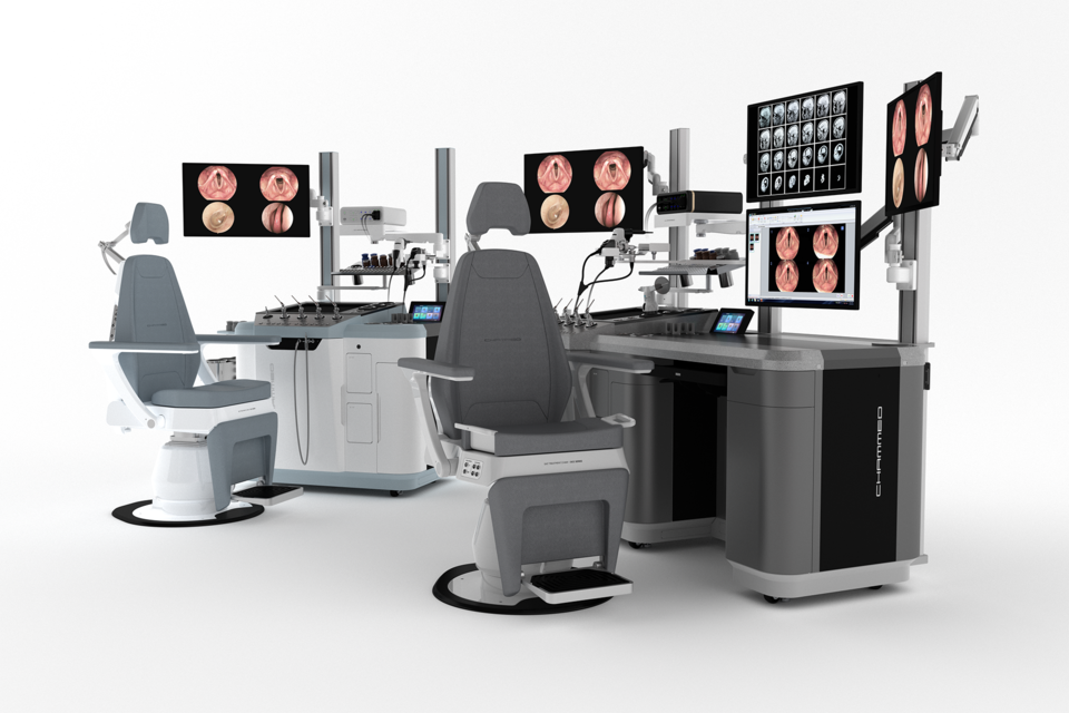 동아참메드의 이비인후과 전용 유니트체어 ‘DCC-5’, ‘DCC-3’가 의료기기 인증을 획득했다./동아참메드 제공