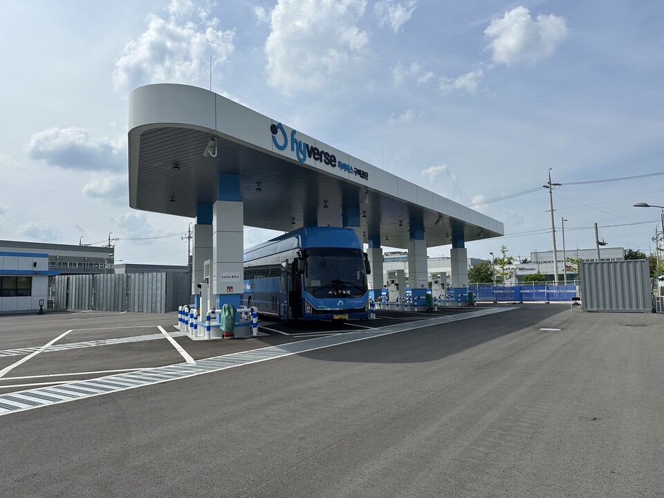 구미공단수소충전소 전경. 사진=구미시 제공