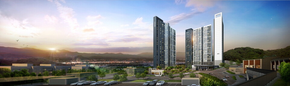 춘천 레이크시티 2차 아이파크 투시도./HDC현대산업개발