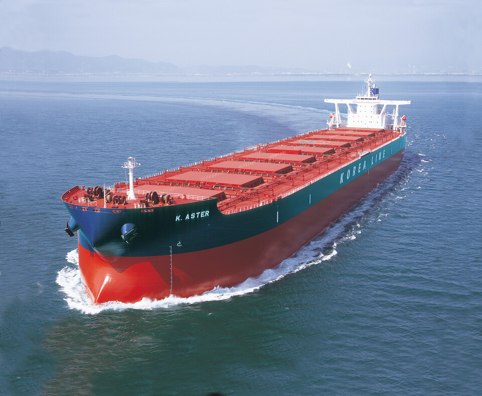 대한해운의 벌크선 ‘케이 아스터(K. ASTER)’호./SM그룹