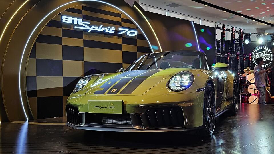 포르쉐 '신형 911 스피릿 70'의 외관./ 곽호준 기자