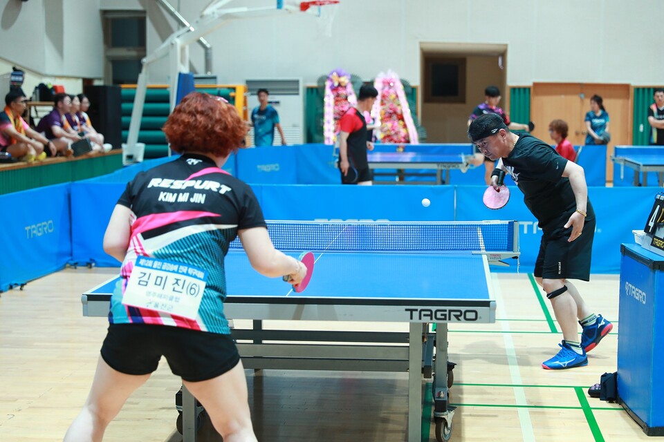 2024년 울진금강송배 탁구대회. 사진=울진군 제공