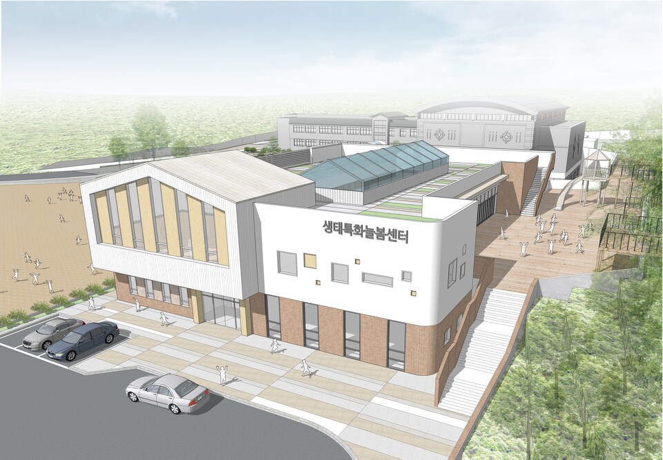 구미늘품뜰 거점형 늘봄센터 당선작 대표이미지. 사진=경북교육청 제공