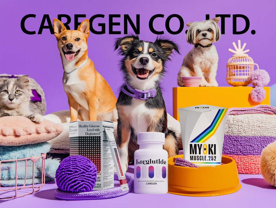 케어젠이 펩타이드 기술을 반려동물 헬스케어 시장에도 적용한다./케어젠 제공