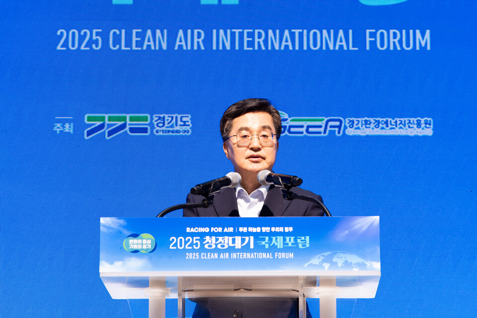 김동연 지사는 “지난 3년간 경기도는 기후위기 대응에서 흔들림 없는 노력을 이어왔다”며 “경기도의 경험과 데이터를 중앙정부, 국제사회와 나누며 세계 기후행동을 이끌겠다”고 밝혔다./ 경기도 제공