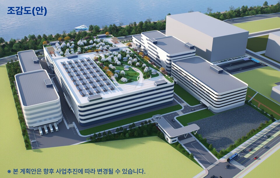 최첨단 바이오의약품 복합 연구 개발 단지 조성 조감도. /시흥시 제공