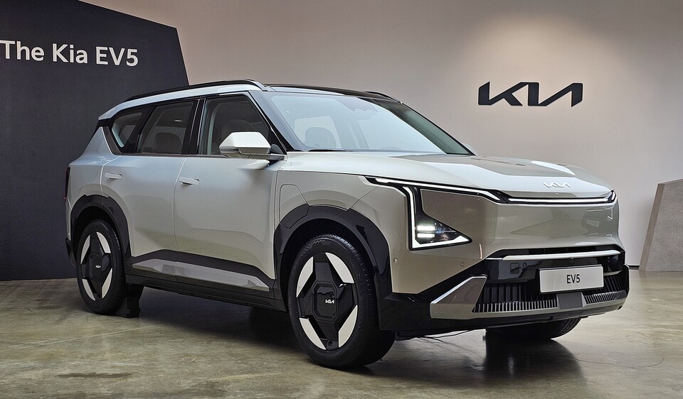 ‘더 기아 EV5’'의 외관./ 곽호준 기자