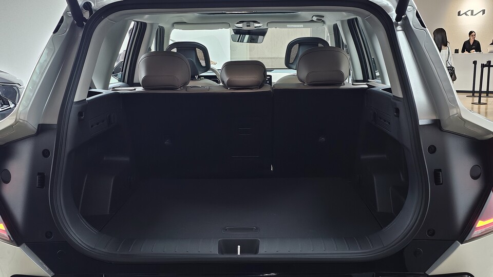더 기아 EV5의 적재 공간./ 곽호준 기자