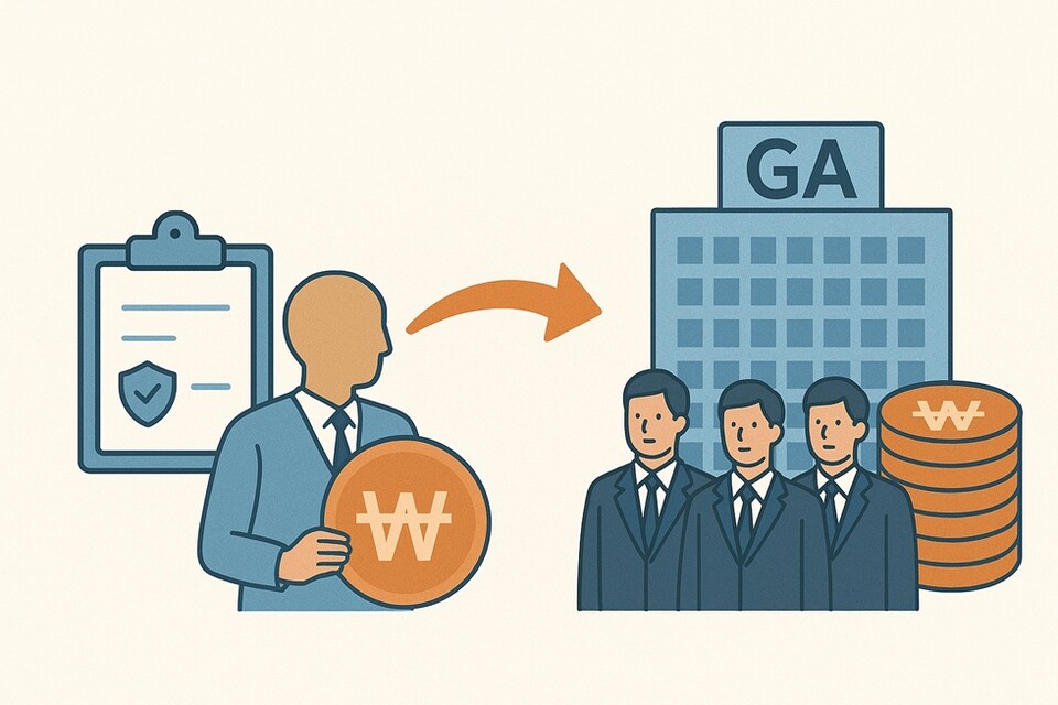 올해 상반기 보험사들의 실적이 전반적으로 후퇴한 가운데, 이들의 상품을 판매하는 법인보험대리점(GA) 업계는 오히려 성장세를 이어가고 있다. 사진/ 쳇 gpt