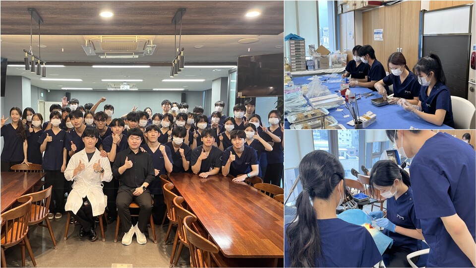 경희대학교의료원 의학과학문명원과 동대문구가족센터가 정기 치과진료봉사를 진행했다./경희대학교의료원 제공