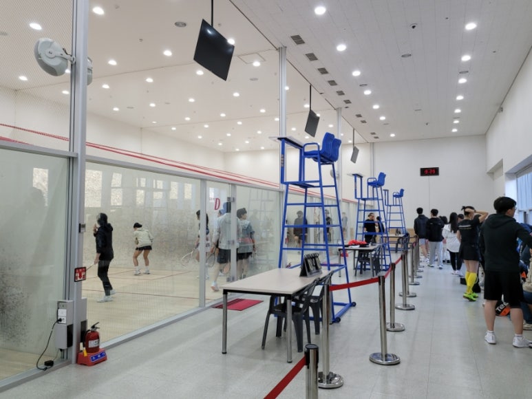 2025 전국 실업스쿼시 선수권대회(단체전)개최. 사진=김천시 제공