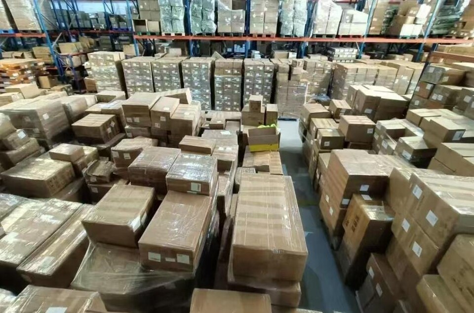 중국의 크로스보더 전자상거래 창고 / 중국 현지 매체 제공