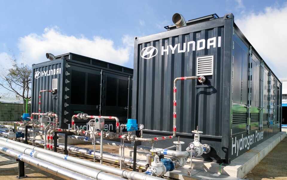 동서발전 울산발전본부에서 운영 중인 1MW 규모 고분자전해질막 수소연료전지/한국동서발전 제공