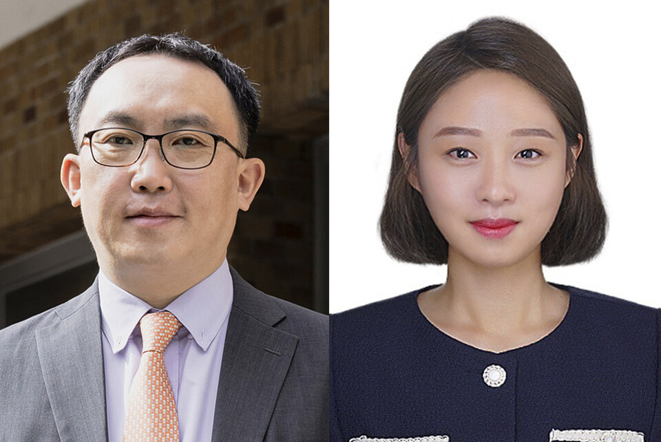 서울대병원 유방내분비외과 문형곤 교수, 서울대 암생물학 협동과정 허유정 박사./서울대병원 제공