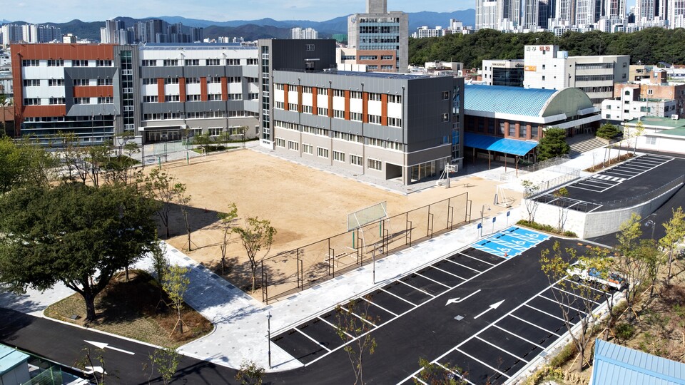 대구제일고등학교 교사동 237억 투입해 전면 개축(전경사진). 사진=대구교육청 제공