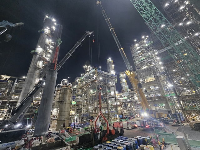 GS칼텍스 대정비작업 현장./ GS칼텍스 제공