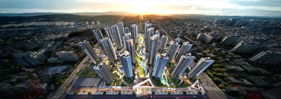 대전 변동 A구역 재개발 정비사업 조감도./HDC현대산업개발