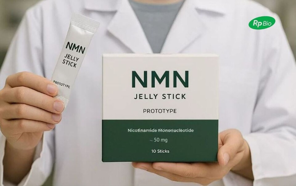 알피바이오는 국내 최초 ‘NMN젤리스틱’ 제형 프로토타입(시제품) 개발에 착수했다. /알피바이오 제공