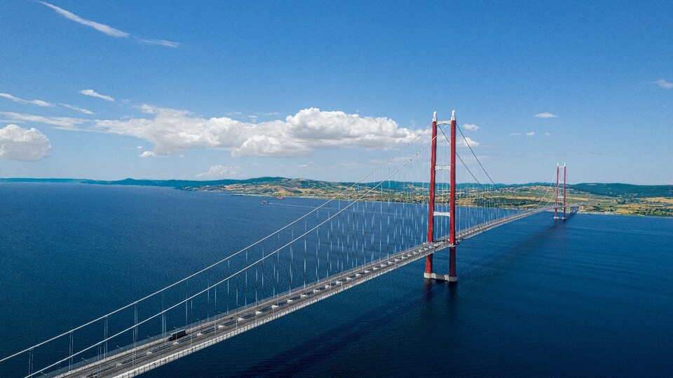 차나칼레 대교./DL이앤씨