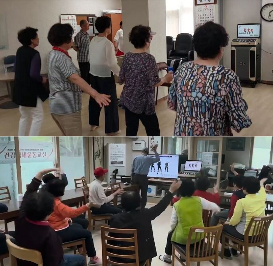 TJ미디어가 스마트 헬스 뮤직 시스템 ‘M2’ 성과를 앞세워 시니어 헬스케어 시장 공략에 속도를 내고 있다./TJ미디어